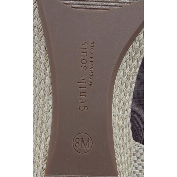 Women's - Gentle Souls by Kenneth Cole Lena Wedge Leather Sandals, Size 8 - Picture 6 of 10